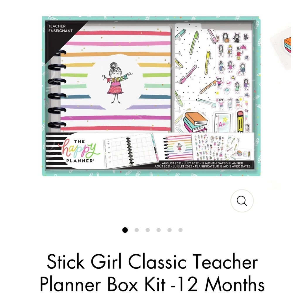 NWT The Happy Planner 2021-22 Teacher Planner Kit